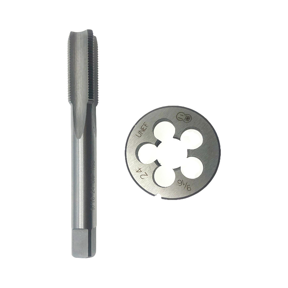 Tap HSS 9/16-24 Thread Per Inch and Die Set Right Hand 9/16×24