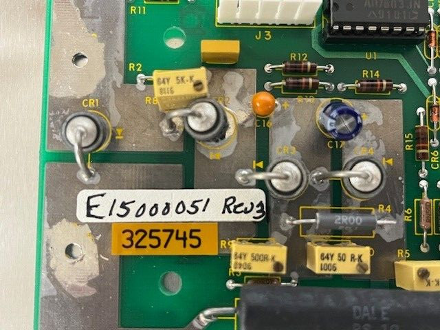VARIAN FILAMENT CONTROL PCB ASSY, P/N E1500051 REV 3