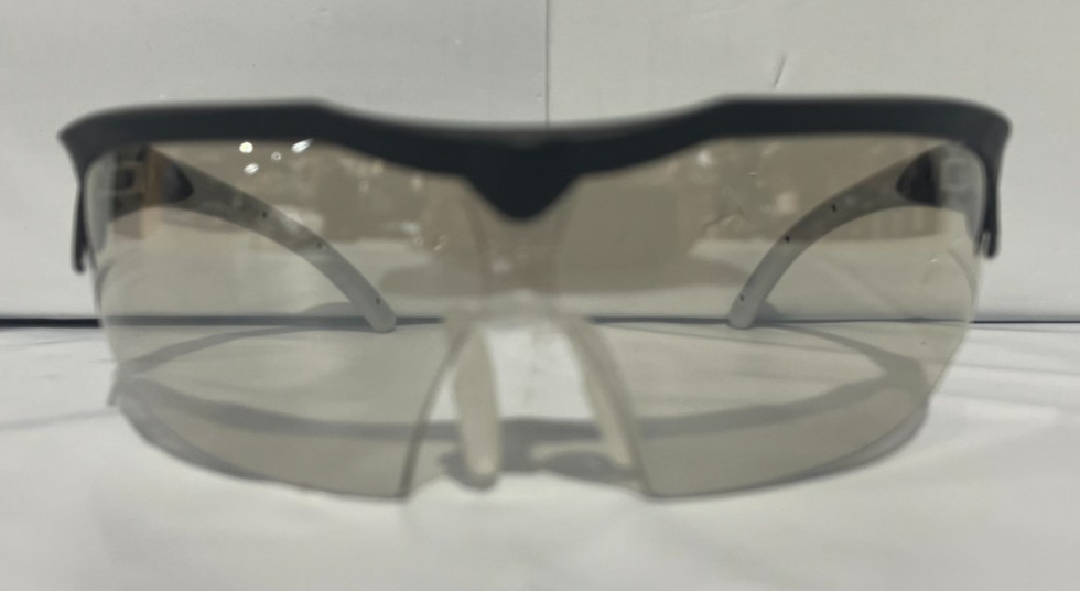 AOSafety Indoor Outdoor Anti Fog Clear Mirror Sun Safety Glasses ANSI Z87+