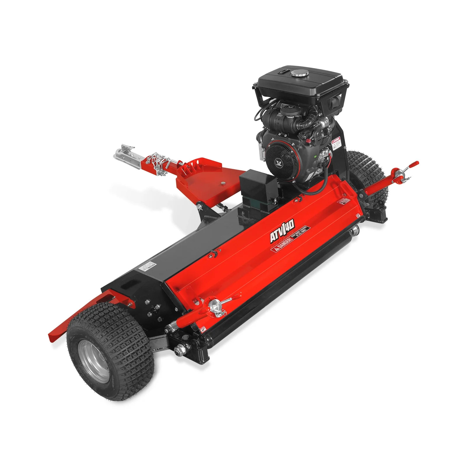 MechMaxx 55″ Tow-Behind ATV Offset Flail Mower 23HP 679cc Engine Powered ATV140