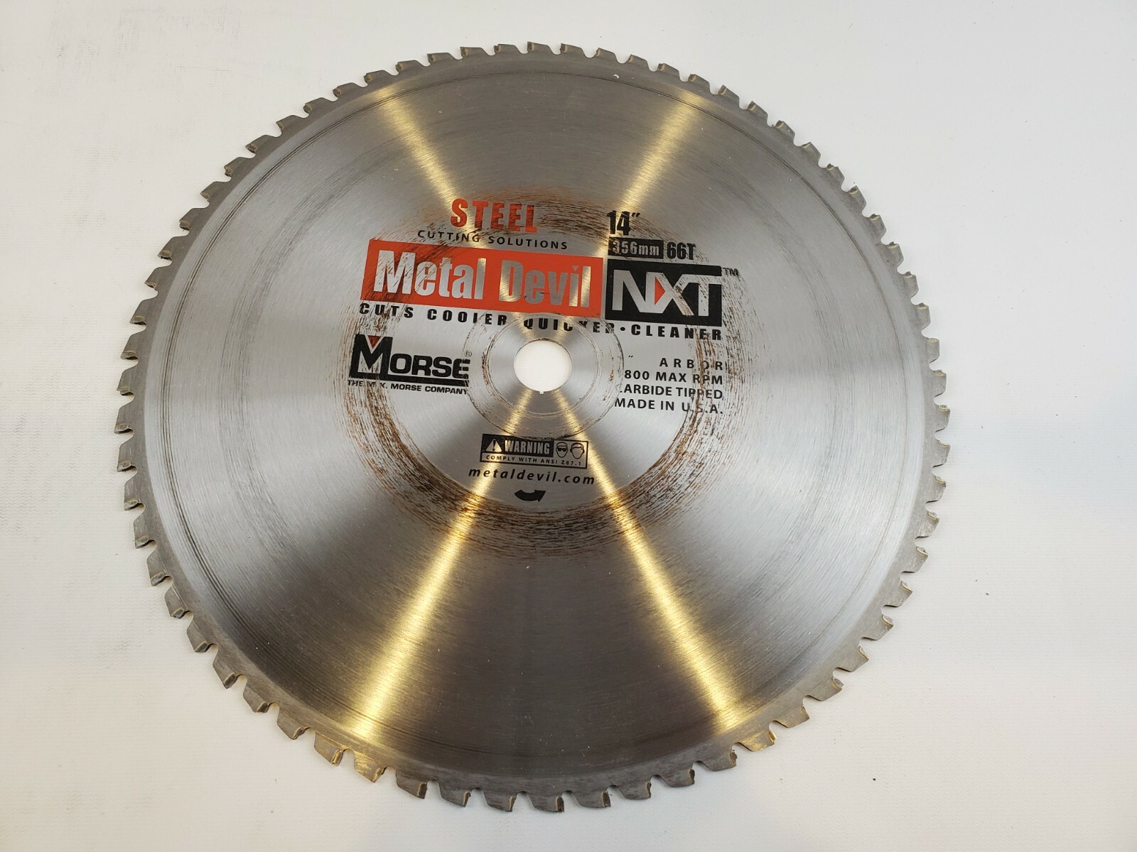 MK Morse CSM1466NSC Metal Devil NXT Circular Saw Blade 14-Inch Diameter 66 Teeth