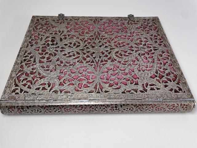Paperblanks ~ Silver Filigree Collection ~ Hardcover Journal ~ 2 Metal Clasps