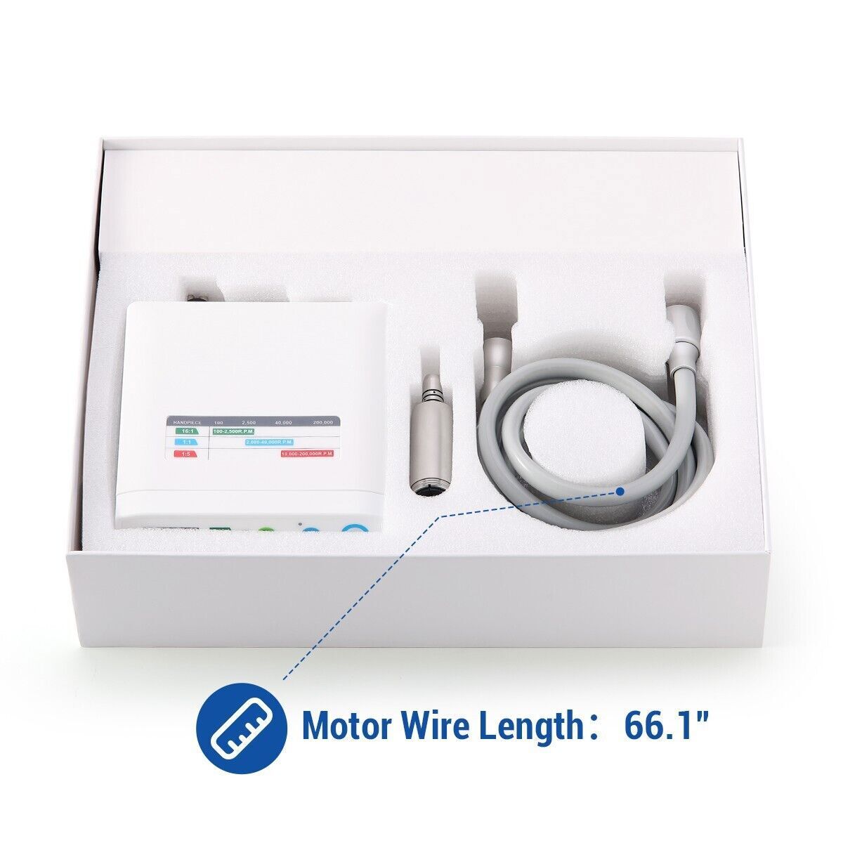 Dental LED Brushless Micromotor E-Type 1:1/1:5/16:1 2000-40000rpm Lab