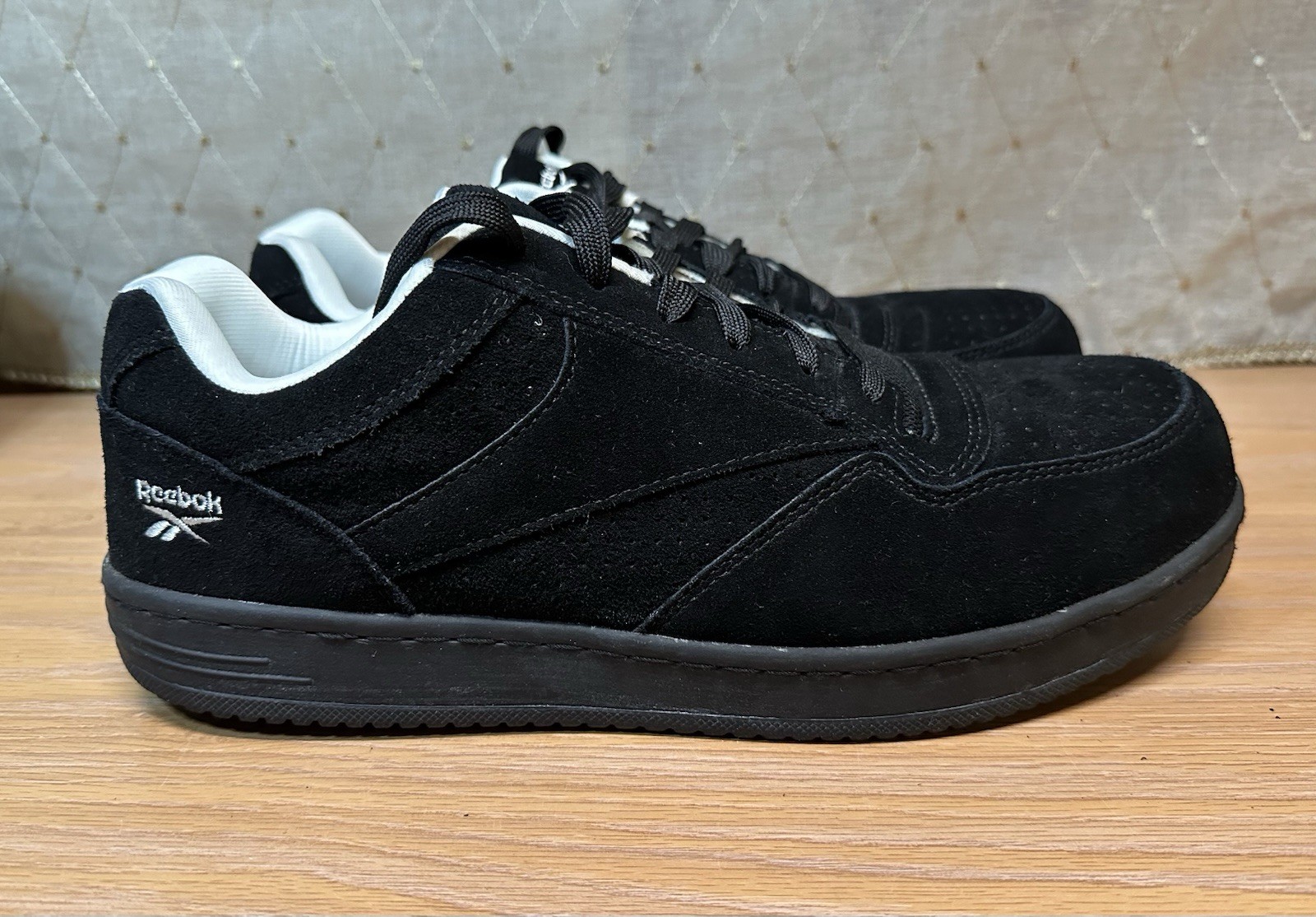 Reebok ASTM F2413-18 Work Safety Shoes Men’s Size 13W – Steel Toe Suede Leather