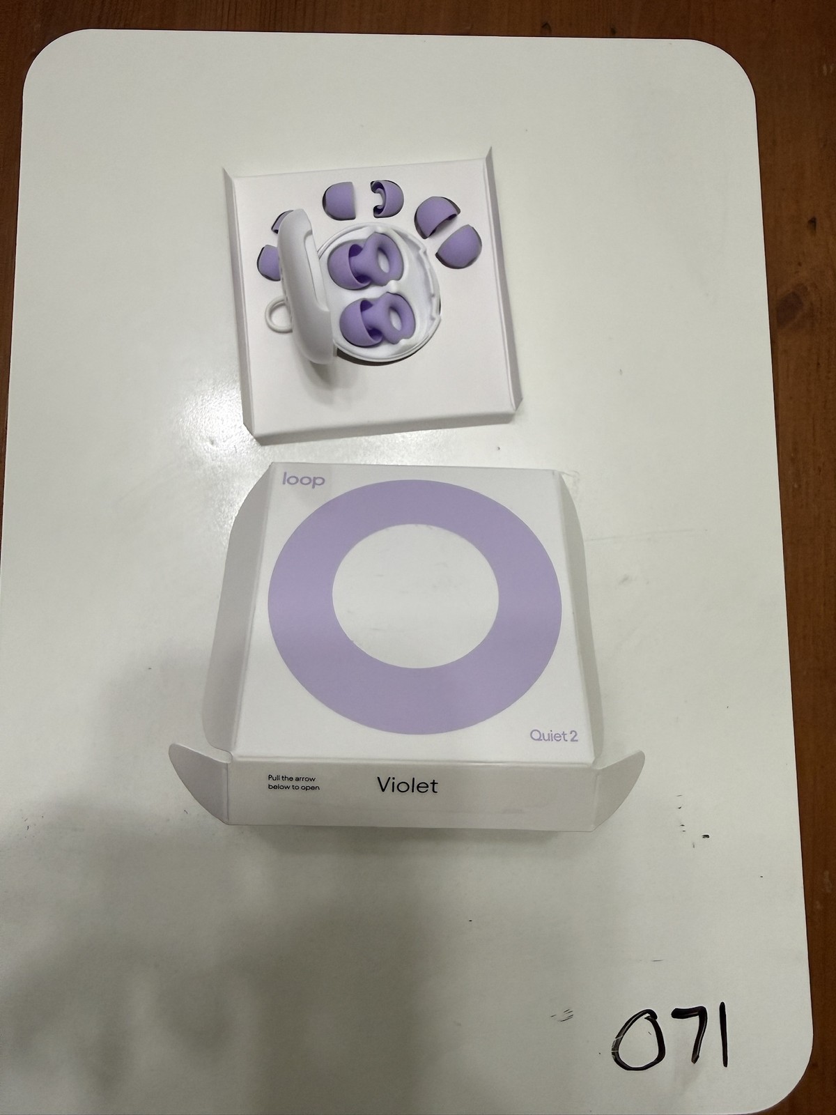 Loop Quiet 2 Earplugs Violet Reusable Noise Reducing NRR 14 Open Box