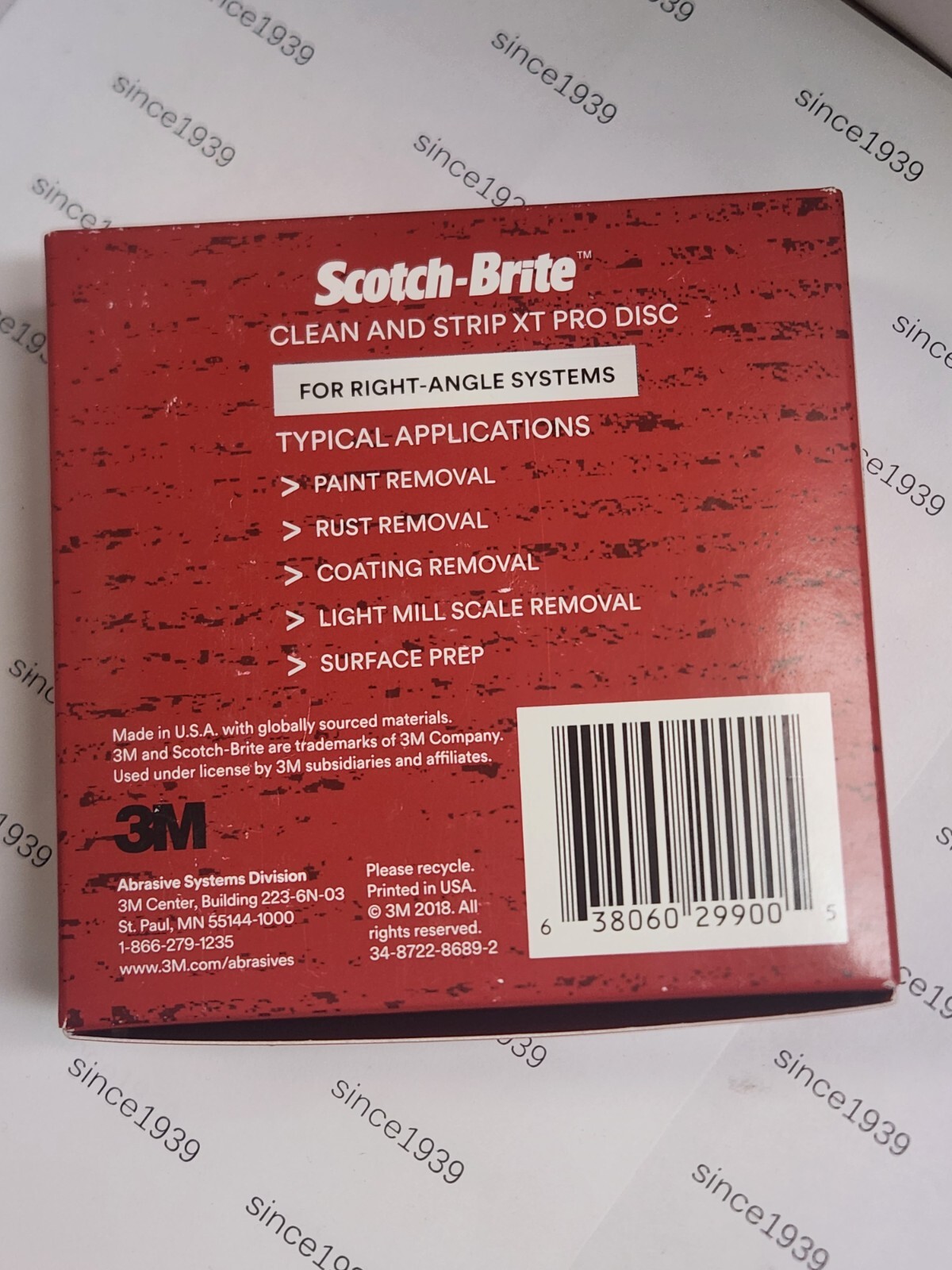 3M Scotch-Brite 29900 Clean and Strip XT Pro Disc, 13,300 RPM, 4-1/2″ x 5/8-11″