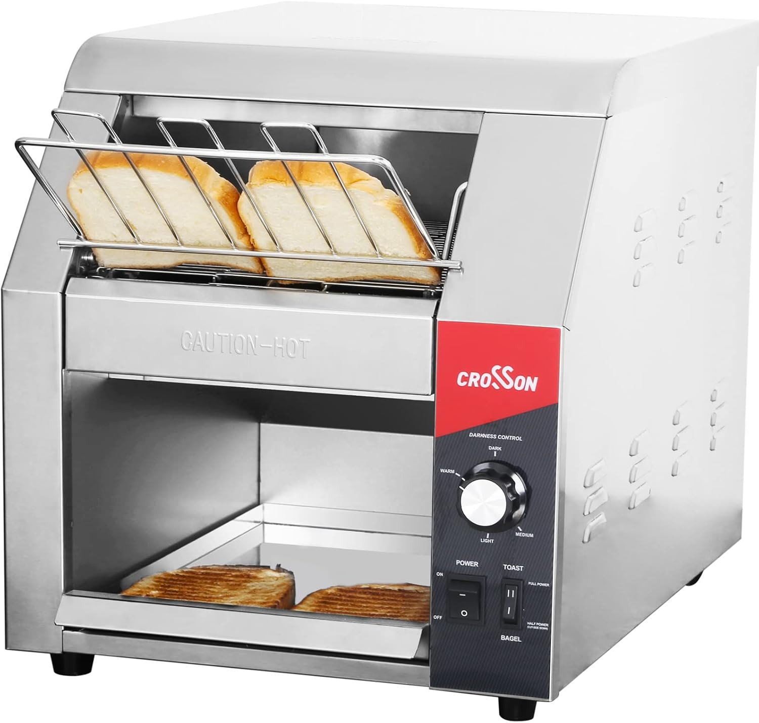 High-Speed ETL Listed Conveyor Toaster for Cafes & Restaurants, 450 Pcs/Hr