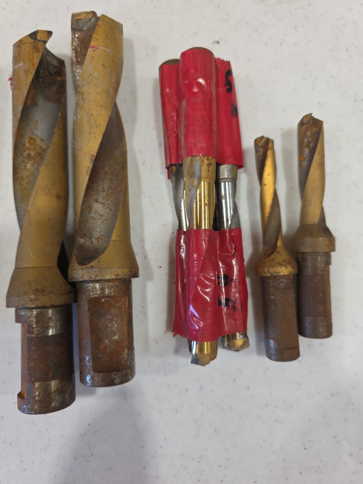 Lot Of (16) Various Sandvik & Dijet Indexable Carbide Drills, Coolant Thru