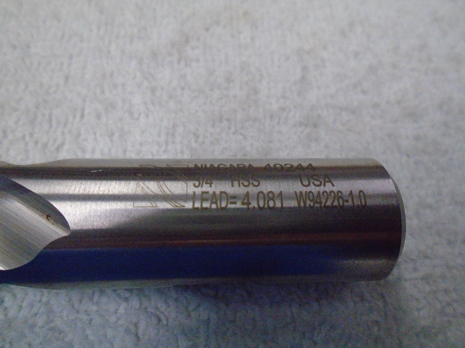 NIAGARA CUTTER HSS END MILL SC406 3/4X3/4X 1-5/8X3-7/8 EDP# 40244