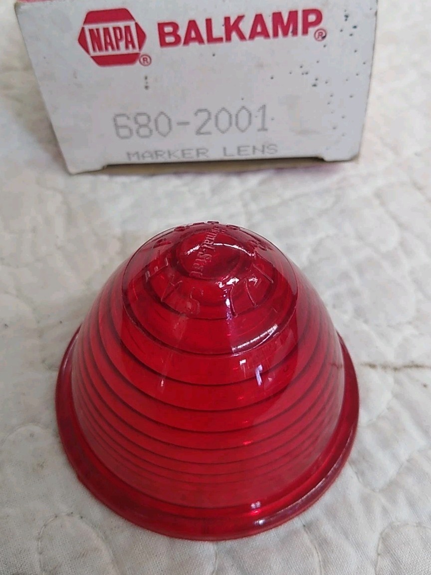 ONE GENUINE NAPA BALKAMP MARKER LENS 680-2001
