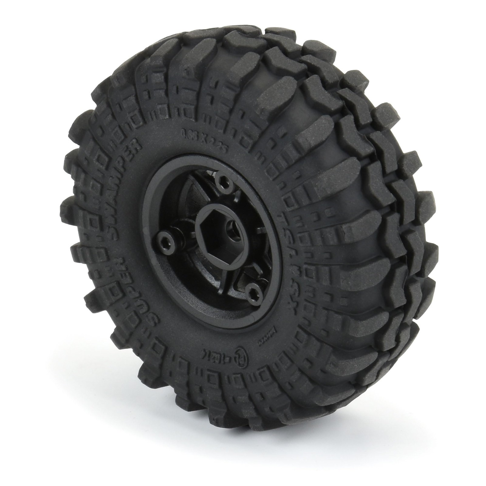 Pro-Line Racing 1/24 Super Swamper F/R 1.0 Tires Mtd 7Mm Blk 4 Pro1021410 Rc