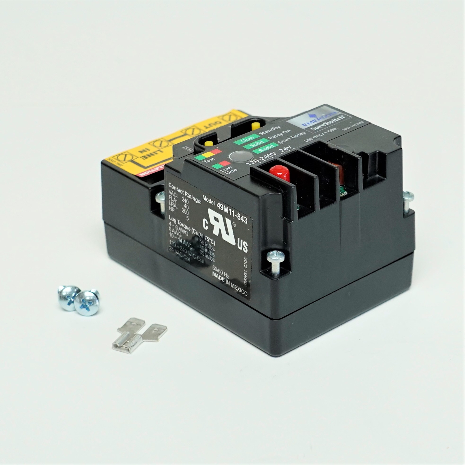 White-Rodgers 49M11-843 SureSwitch Multi-Volt Contactor 40 Amps 1 & 2 Pole