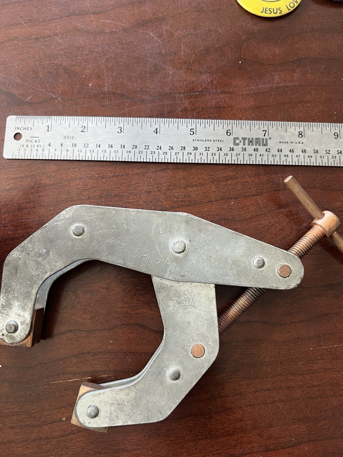Kant-Twist 4-1/2D 415 Clamp USA Copper Jaw Welding Fabrication Machinist Tool