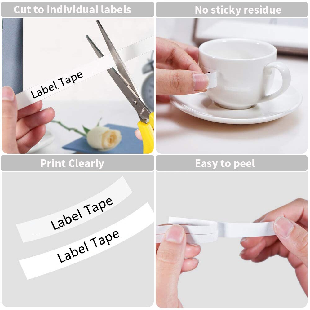 5PK Compatible for Brother P-Touch Series TZ931 Black on Silver Label Tape 12mm