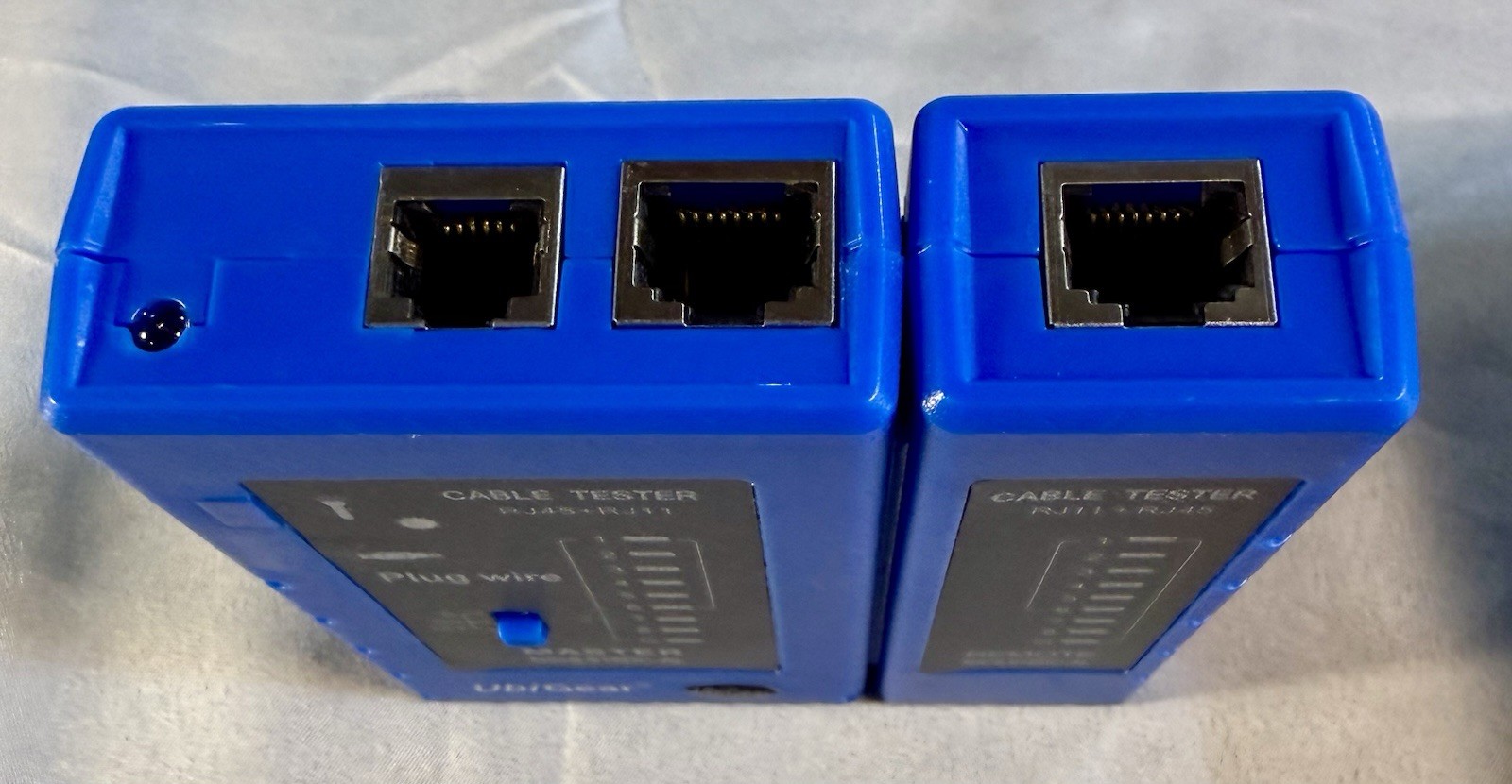 Network Cable Tester Test Tool RJ45 RJ11 RJ12 CAT5 CAT6 UTP USB LAN Wire Blue