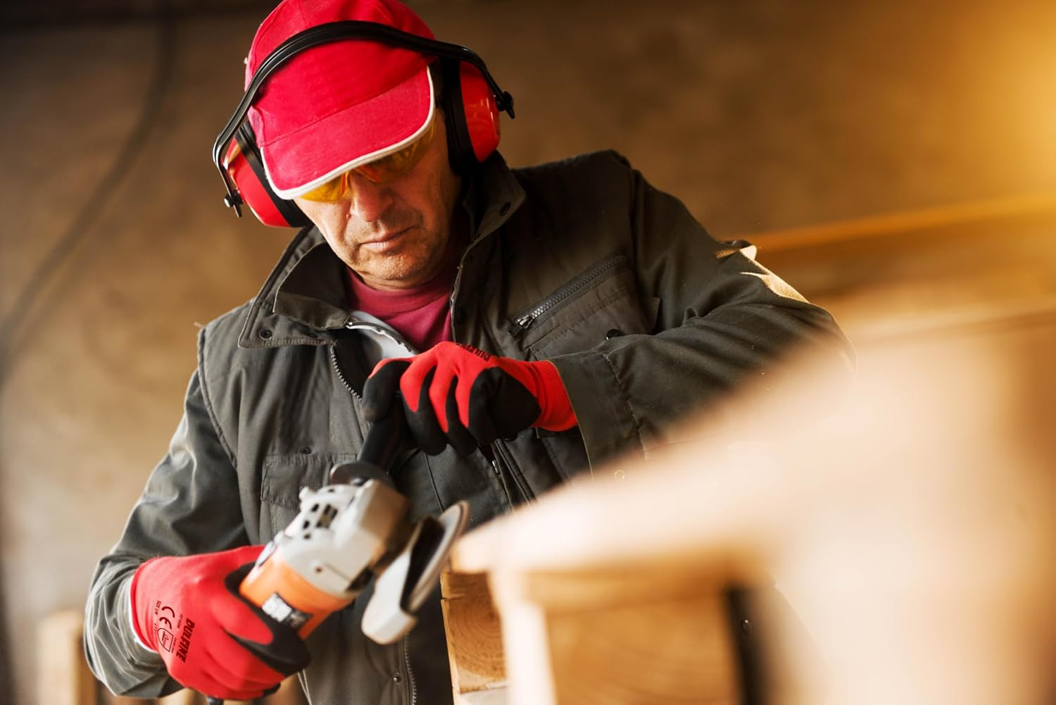 Safety Work Gloves for Men & Women, PU Coated Seamless Knit Grip | Smooth Grip o