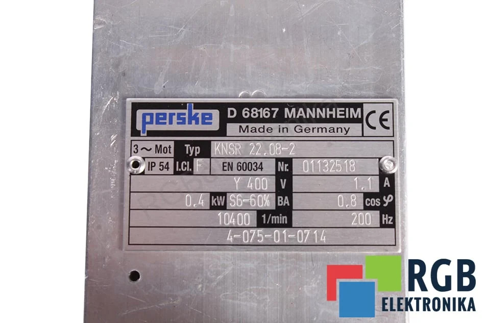 KNS22.08-2 PERSKE – Refurbished – 24 Months Warranty