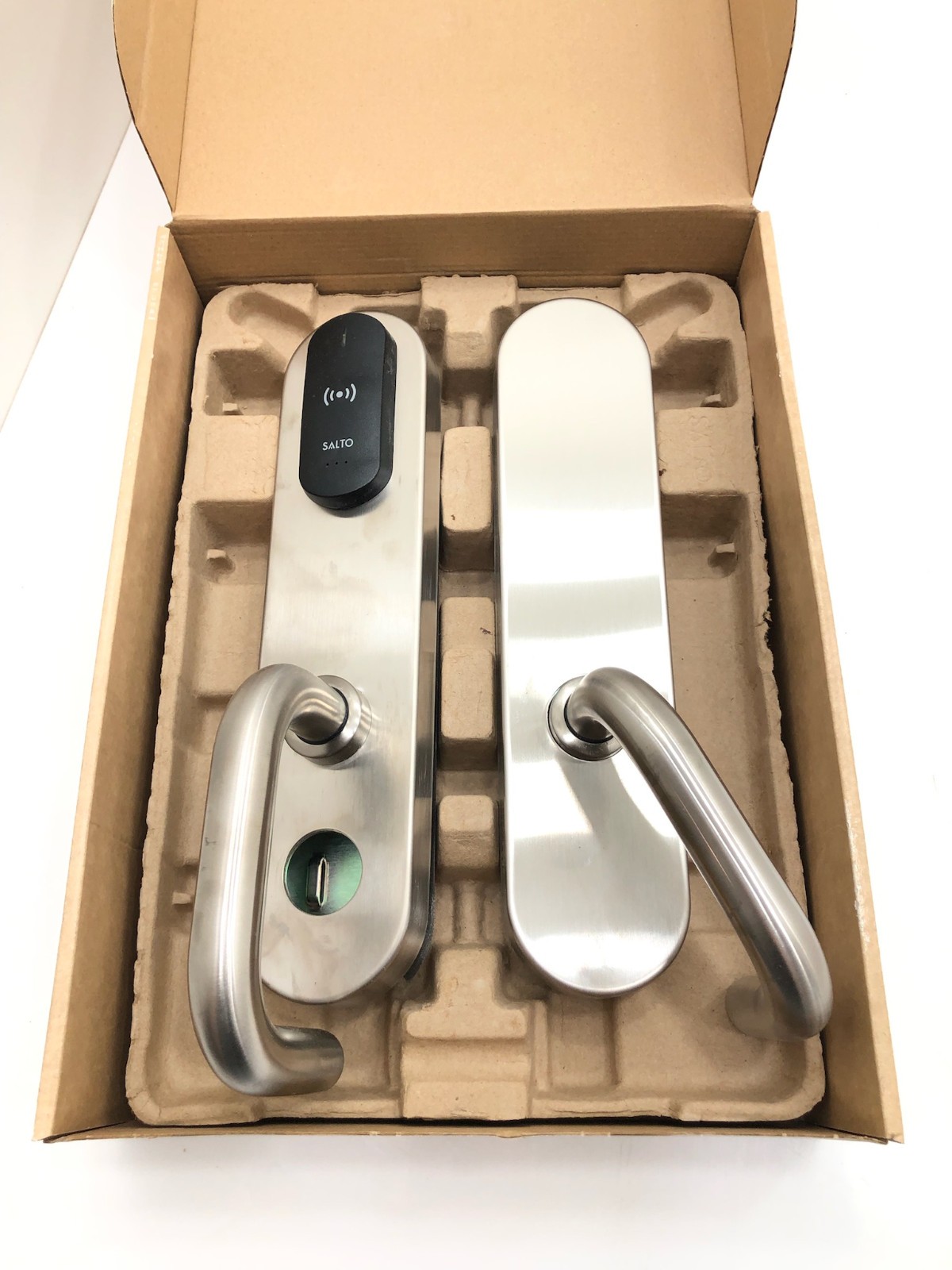 NEW Salto AM660A00IMB48 XS4 Original+ ANSI Escutcheon RF Reader Doorhandle Set