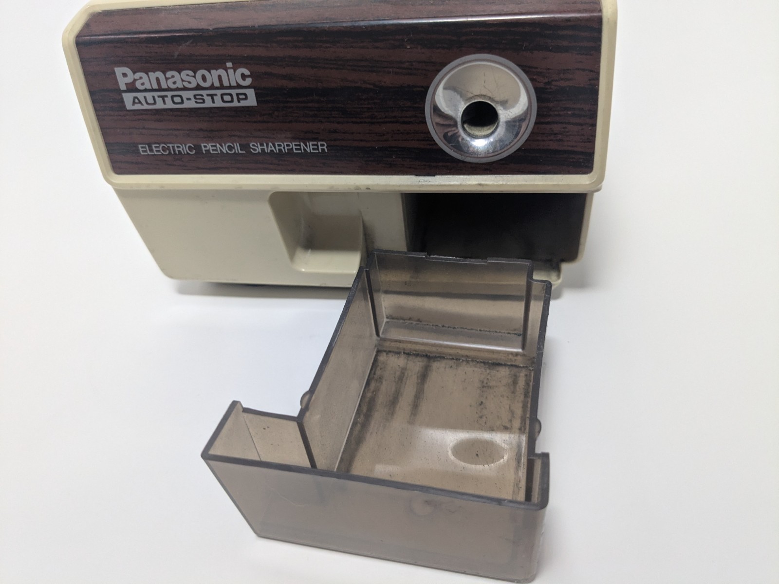 Vintage Panasonic AUTO-STOP Electric Pencil Sharpener KP-110 Made in Japan