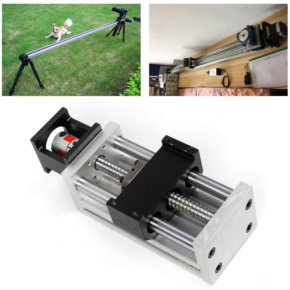 100mm stroke Ball Screw Rail Slide Linear Guide Stage Manual Table CNC Linear