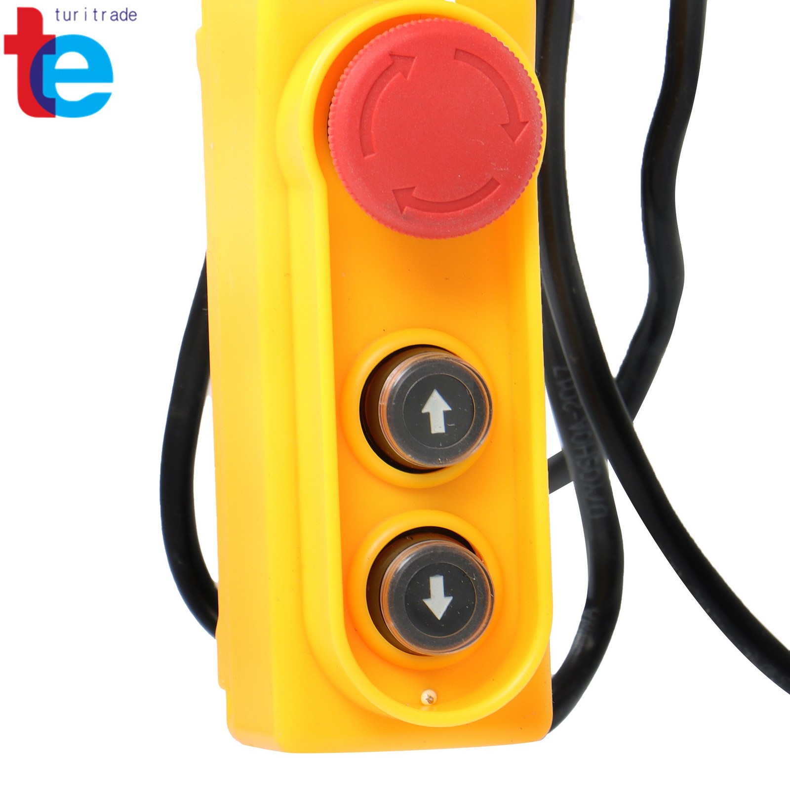 Crane Winch Mini Electric Hoist 2200lbs 14ft Wired Remote Control 1600W 110V