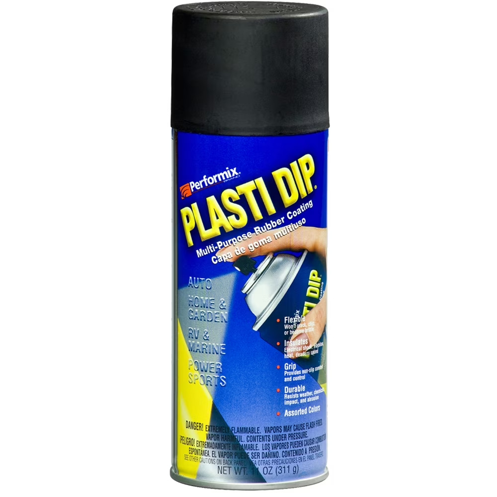 Plasti Dip Rubberized Matte Black Spray, 11oz US