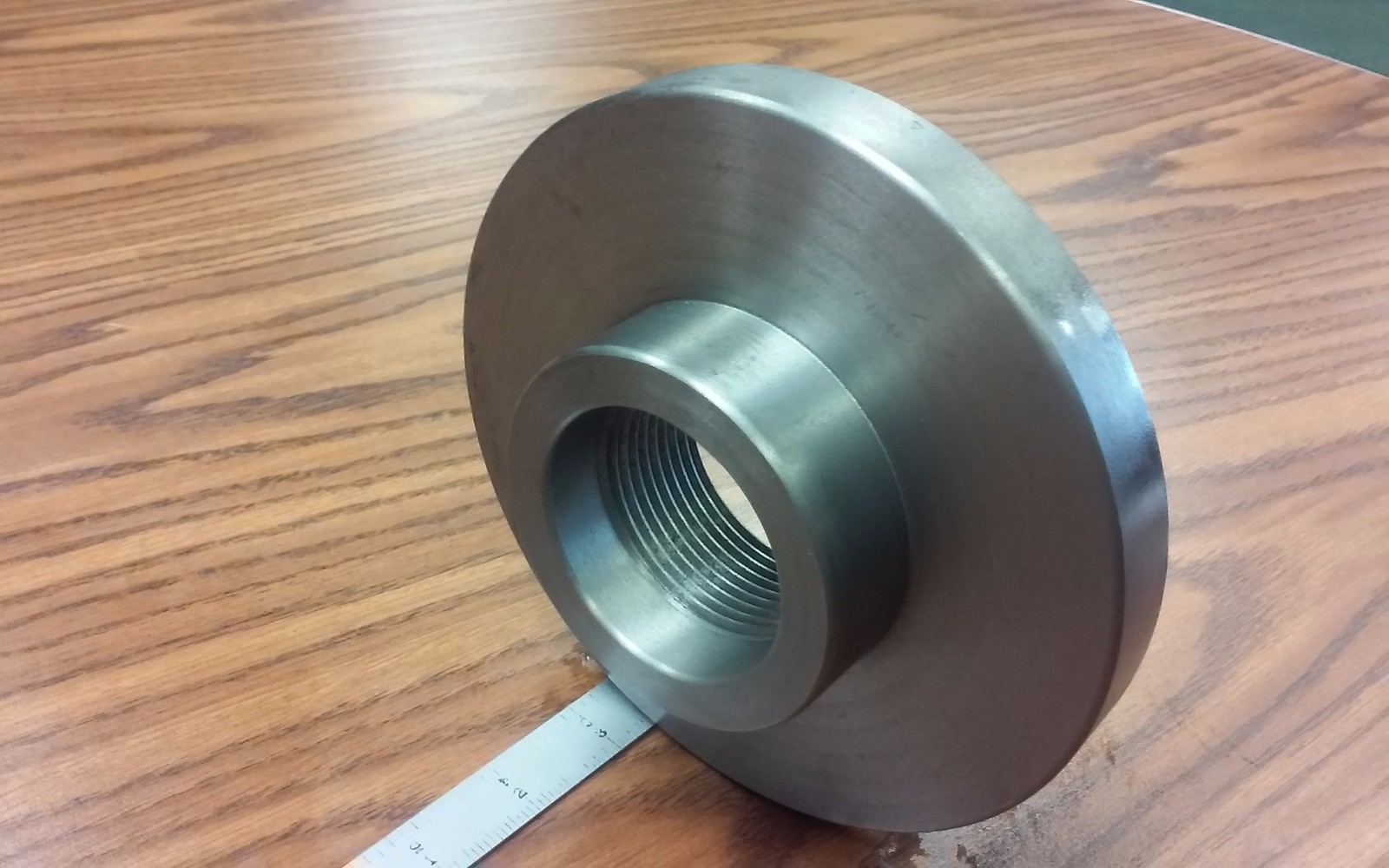 2-1/4″-8 Semi-Finished adapter Plate for 6″ LATHE CHUCKS #ADP-06-214SM- NEW