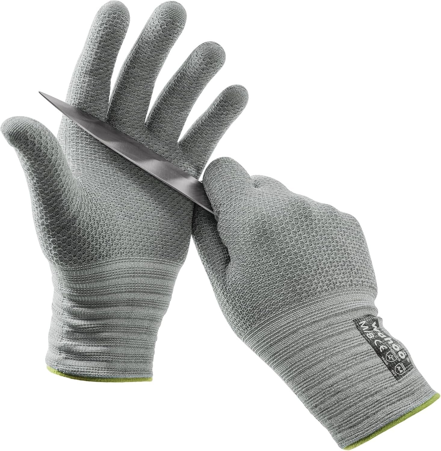 wahoo Food Grade Cut Resistant Gloves Level 5, ANSI 4 Lightweight Breathable NEW