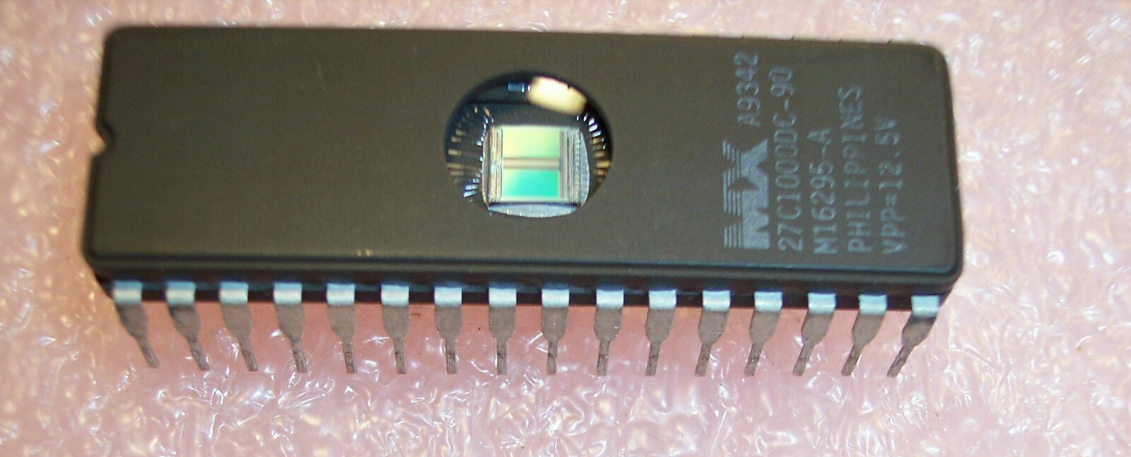QTY (5) MX27C1000DC-90 MACRONIX 32 PIN CERAMIC DIP 1M EPROMS CLEANED & ERASED