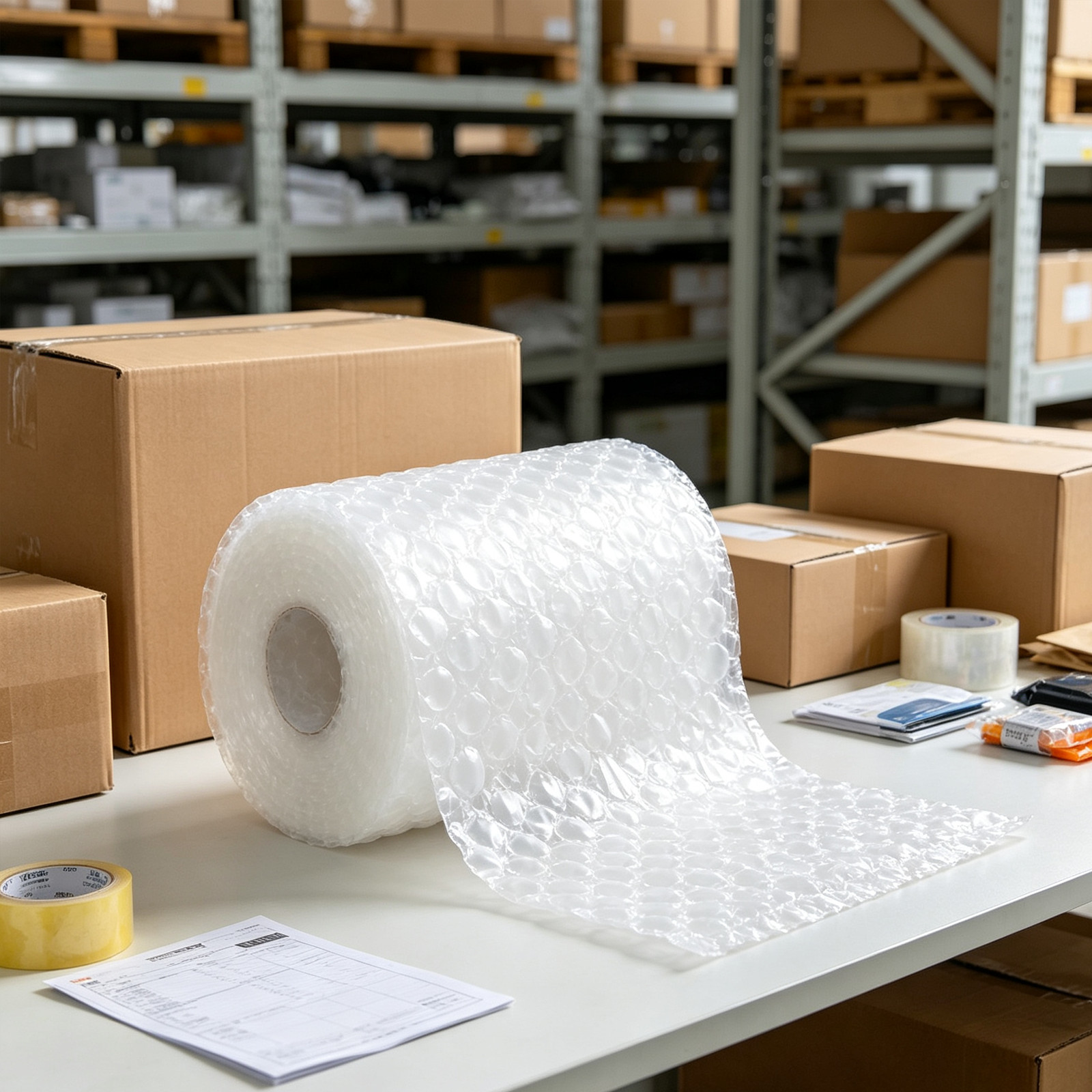 1 PACK 984ft x 16″ Air Cushion Machine Film Bubble Pillow Packaging Padding Roll