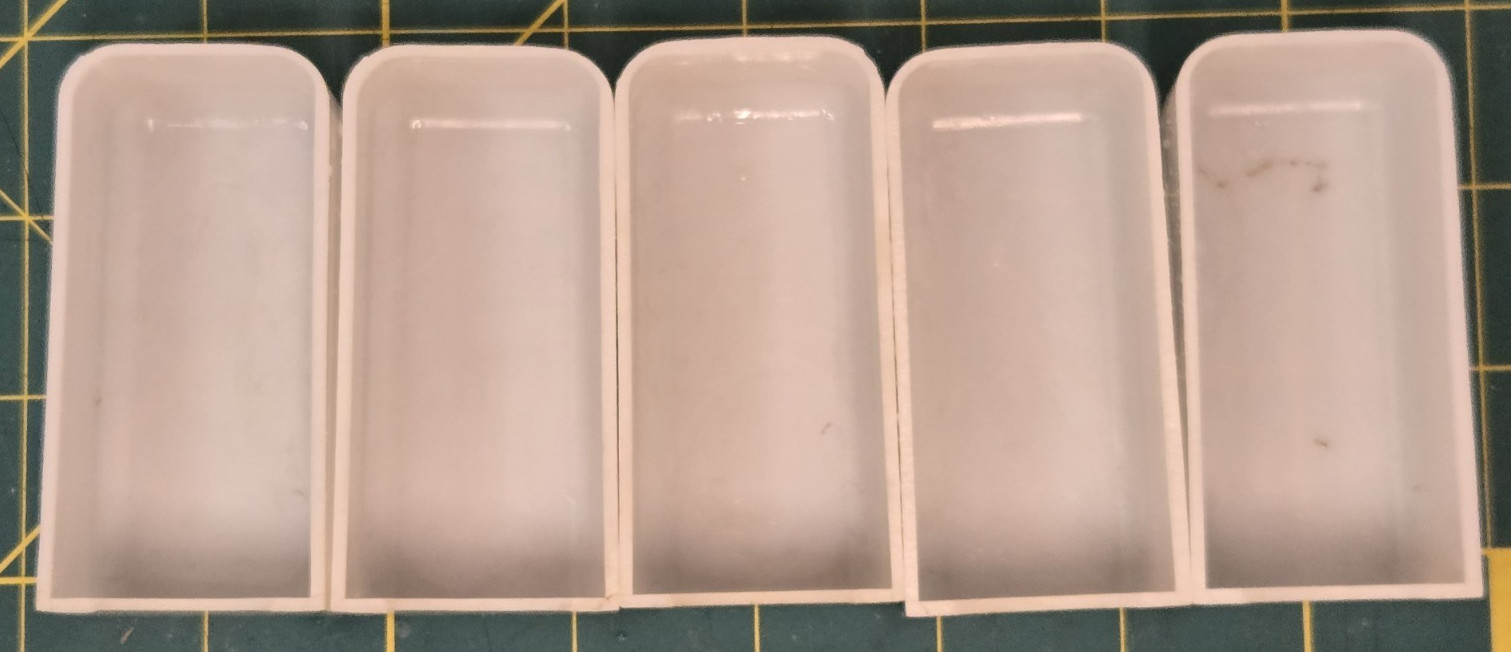 VTG HOF Yellow Modular Plastic Desk Organizer 5 Storage Drawers #7412 Hong Kong