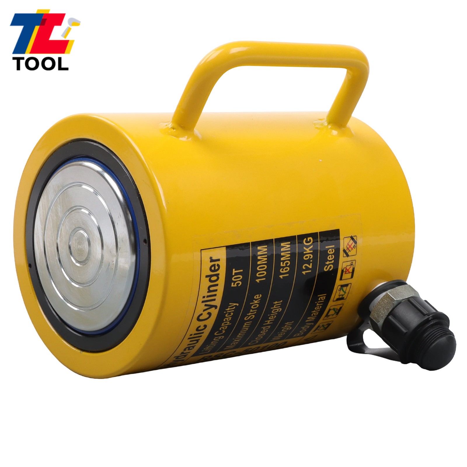 50 Ton 4″ Stroke Hydraulic Cylinder Jack Single Acting Hydraulic Ram Cylinder
