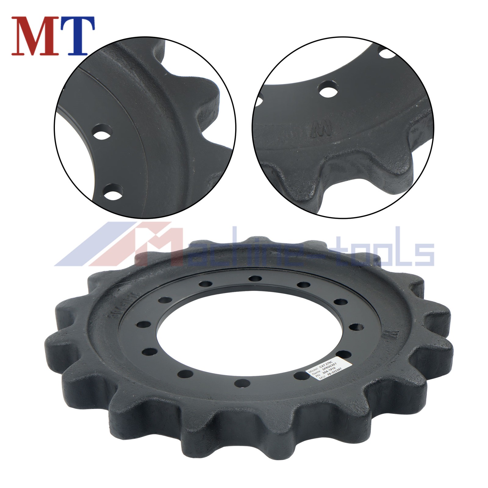 304-1916 Drive Sprocket For Caterpillar 299DR 299DRXE 279DLRC 289C 249D