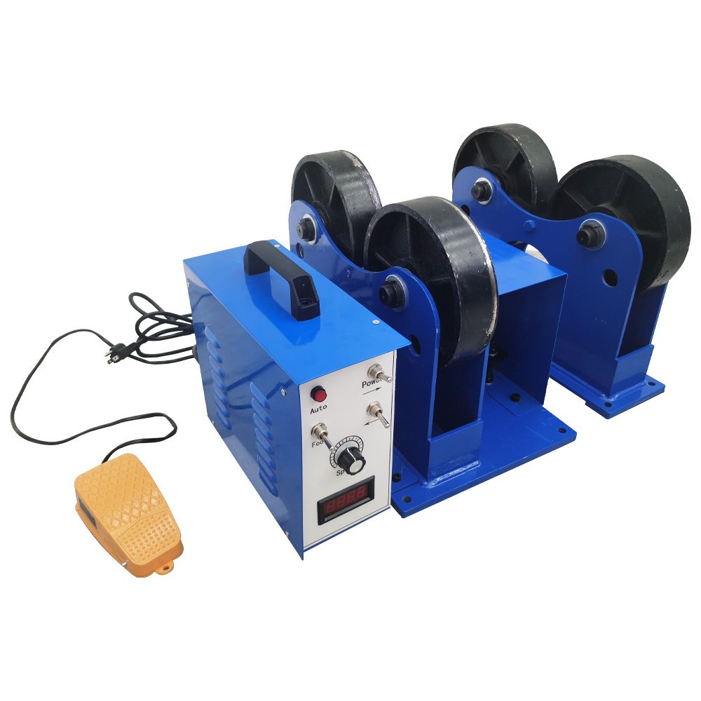 1T Welding Positioner Rotator Iron Roller Welding Pipe Turning Roll Control Box