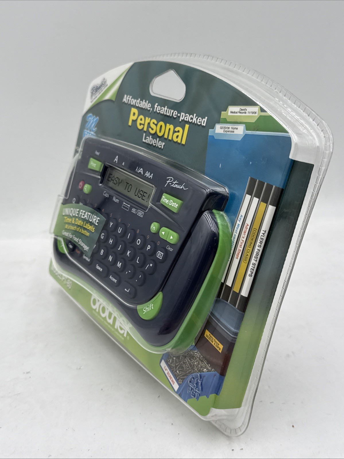 Brother PT-80 P-touch Personal Labeler Electronic Labeling System NEW SEALED