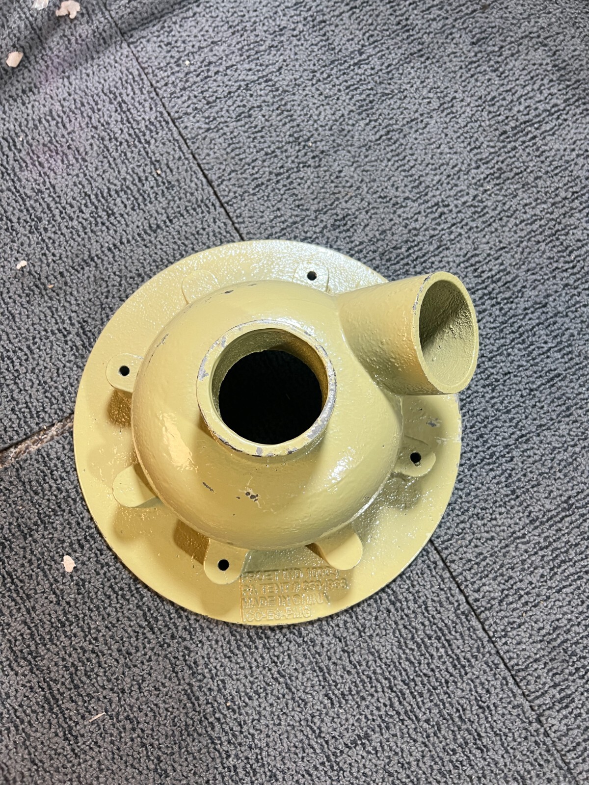 FROET IND 100C3 Roof Drain Dark Yellow +-3″ Outlet