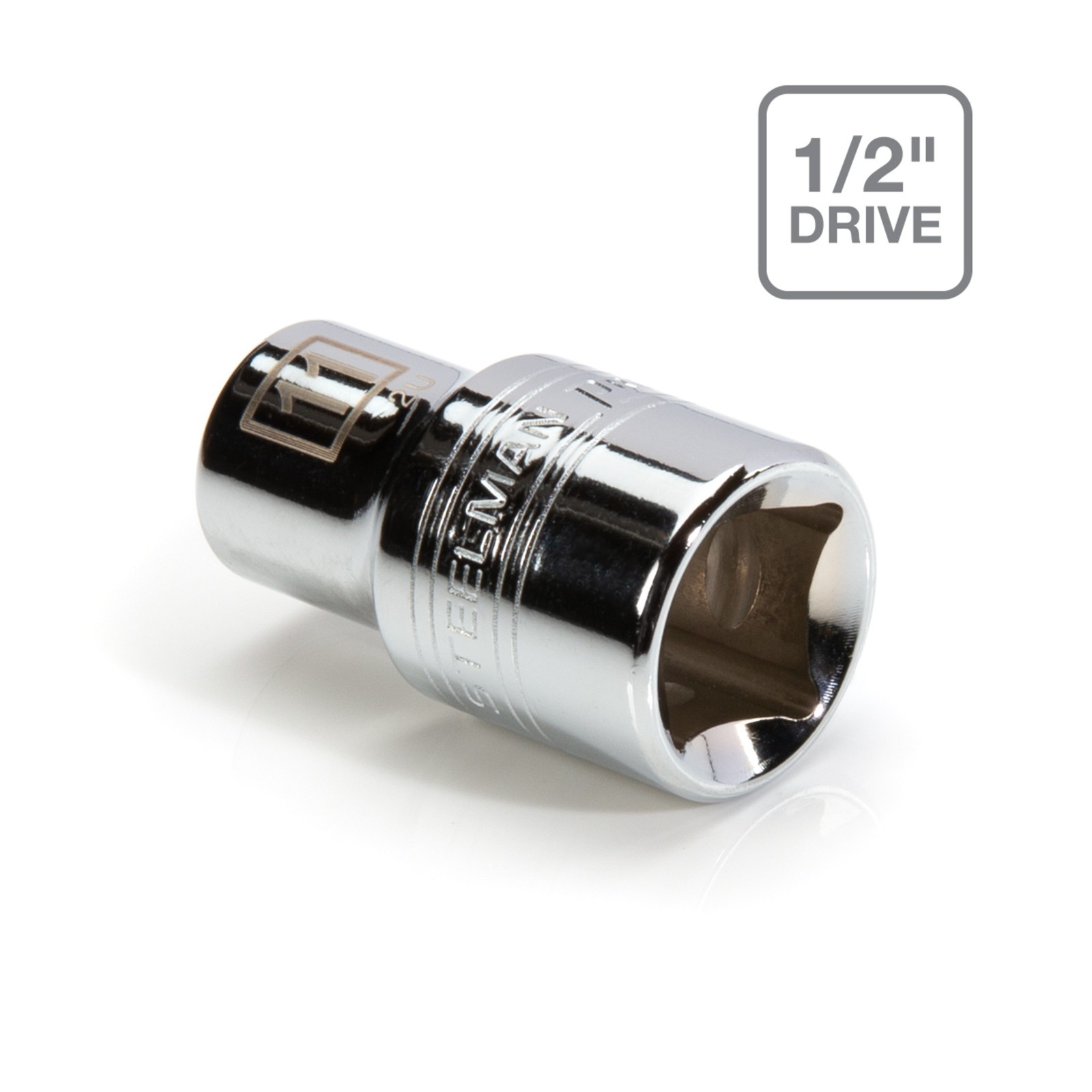 STEELMAN PRO 1/2-Inch Drive x 11mm Shallow 6-Point Metric Socket, 78308