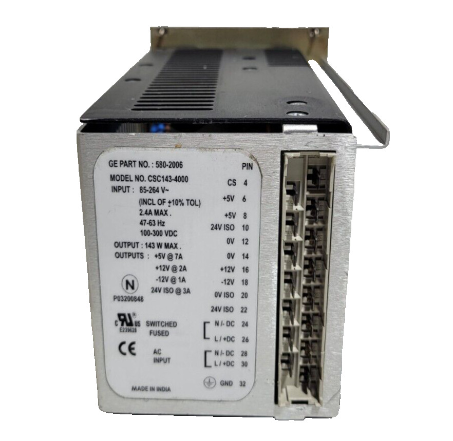 GE Energy Services D20-PS 580-2006 CSC143-4000 High Voltage AC/DC USED.