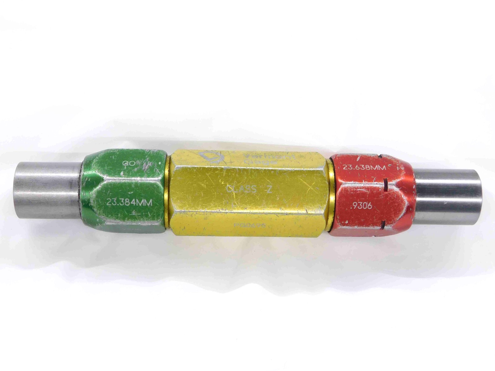 23.384 & 23.638 CL Z METRIC PIN PLUG GAGE GO NO GO 24.000 -.362 24 mm .9306
