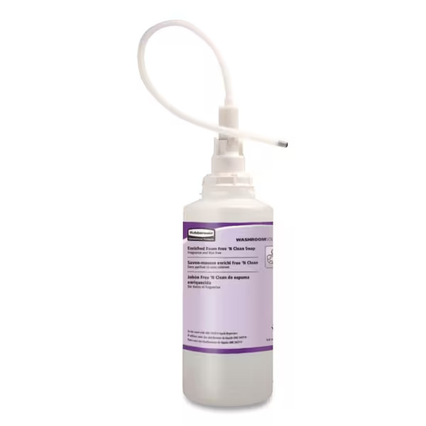 4 Bottles Rubbermaid OneShot 800m l enriched Foam ‘N Free Hand Soap, FG750389