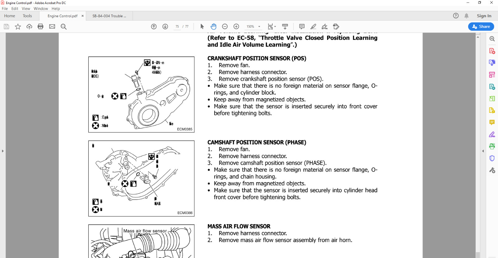 NISSAN FORKLIFT Service Manuals-Parts Manuals on a USB Flash Drive.