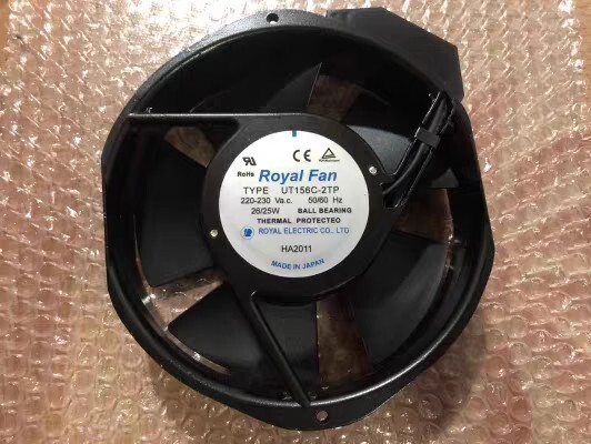 ROYAL FAN UT156C-2TP 220-230V 26-29W 17CM Metal High Temperature Fan