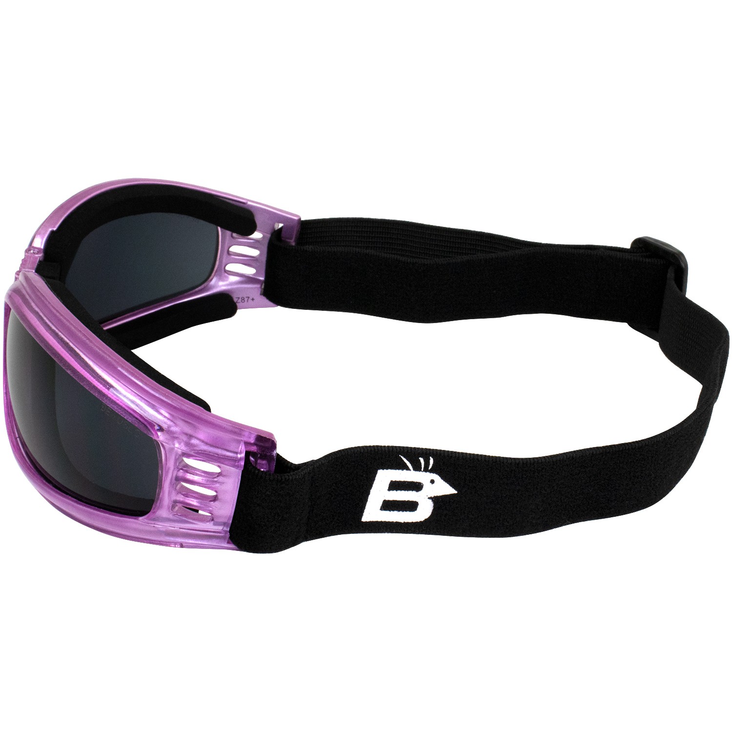 2 Birdz Cardinal Women’s Pink Motorcycle Goggles Super Dark + Clear Lenses