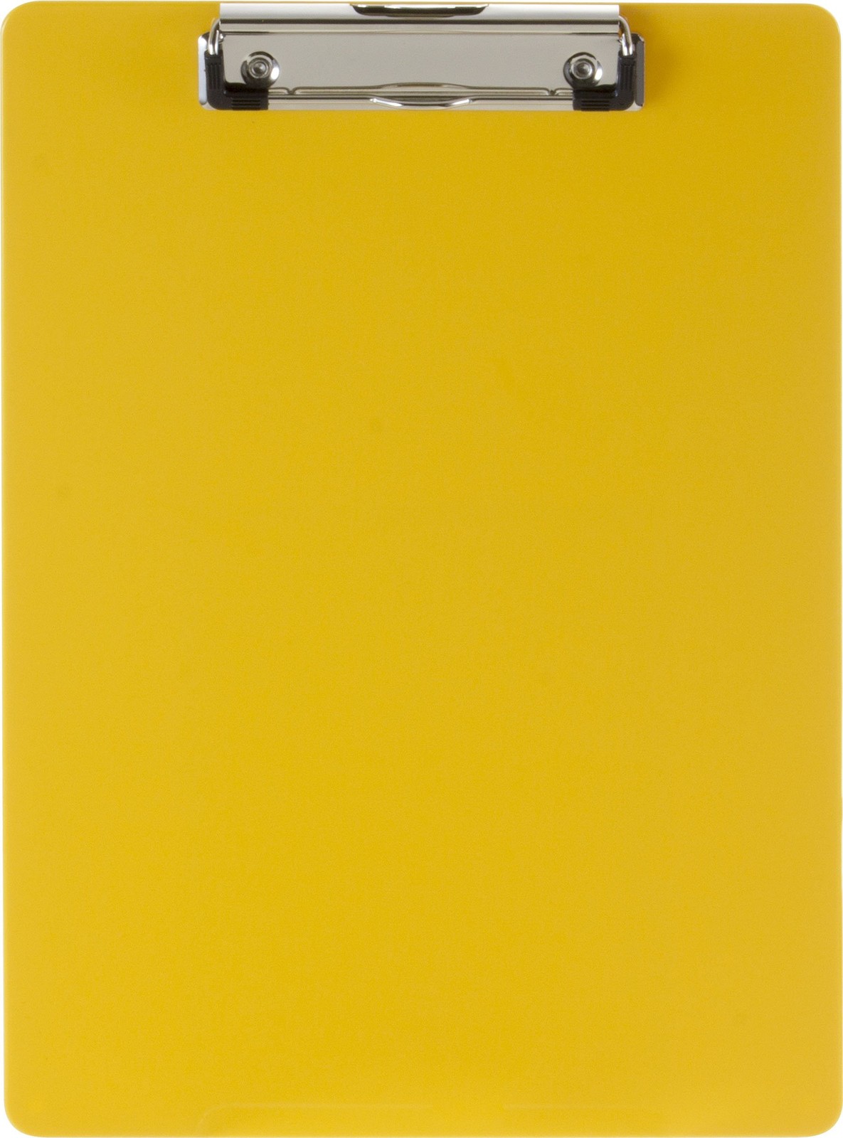Recycled Plastic Clipboard, Letter Size, Yellow 83062