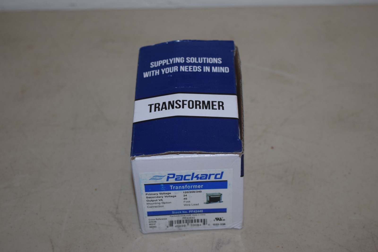 Packard PF42440 Transformer Foot Mounted 120/208/240V Primary 24V Secondary