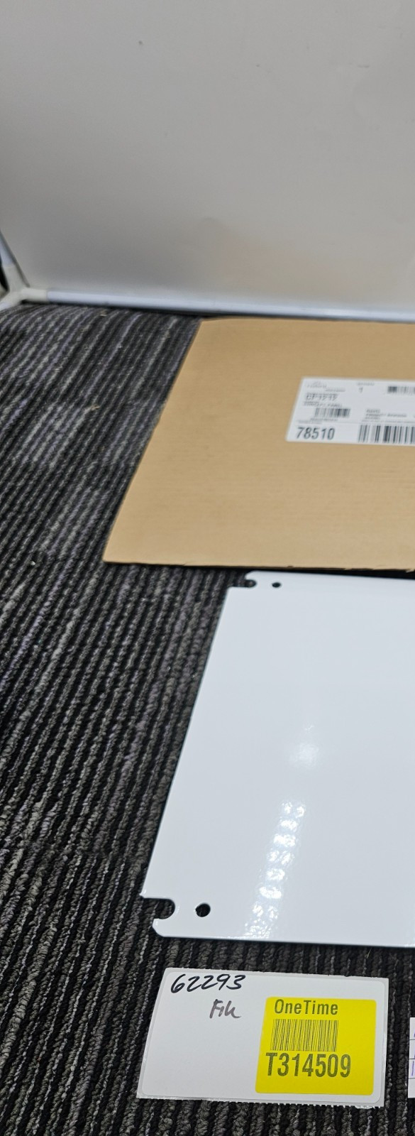 (QTY 2) nVent Hoffman CP1212 Concept Panel for 12″ x 12″ Enclosure White Steel