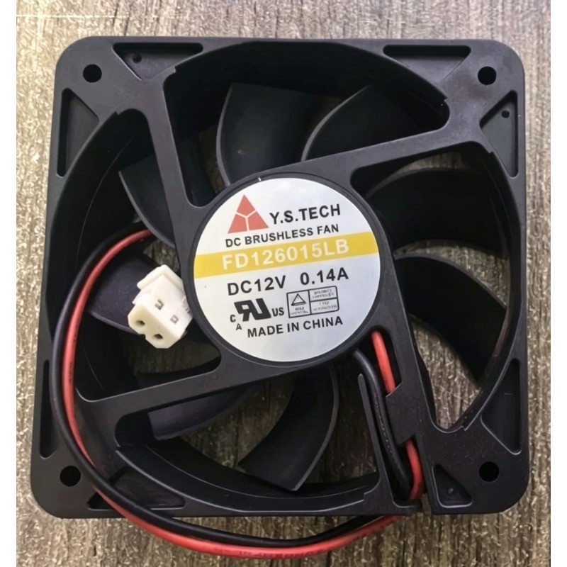 For New Y.S.TECH 6015 FD126015LB DC12V 0.14A 6CM silent cooling fan