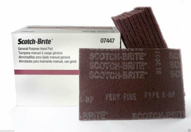 3M 7447 Scotch-Brite General Purpose Hand Pad 6″ x 9″ – 20 Pads