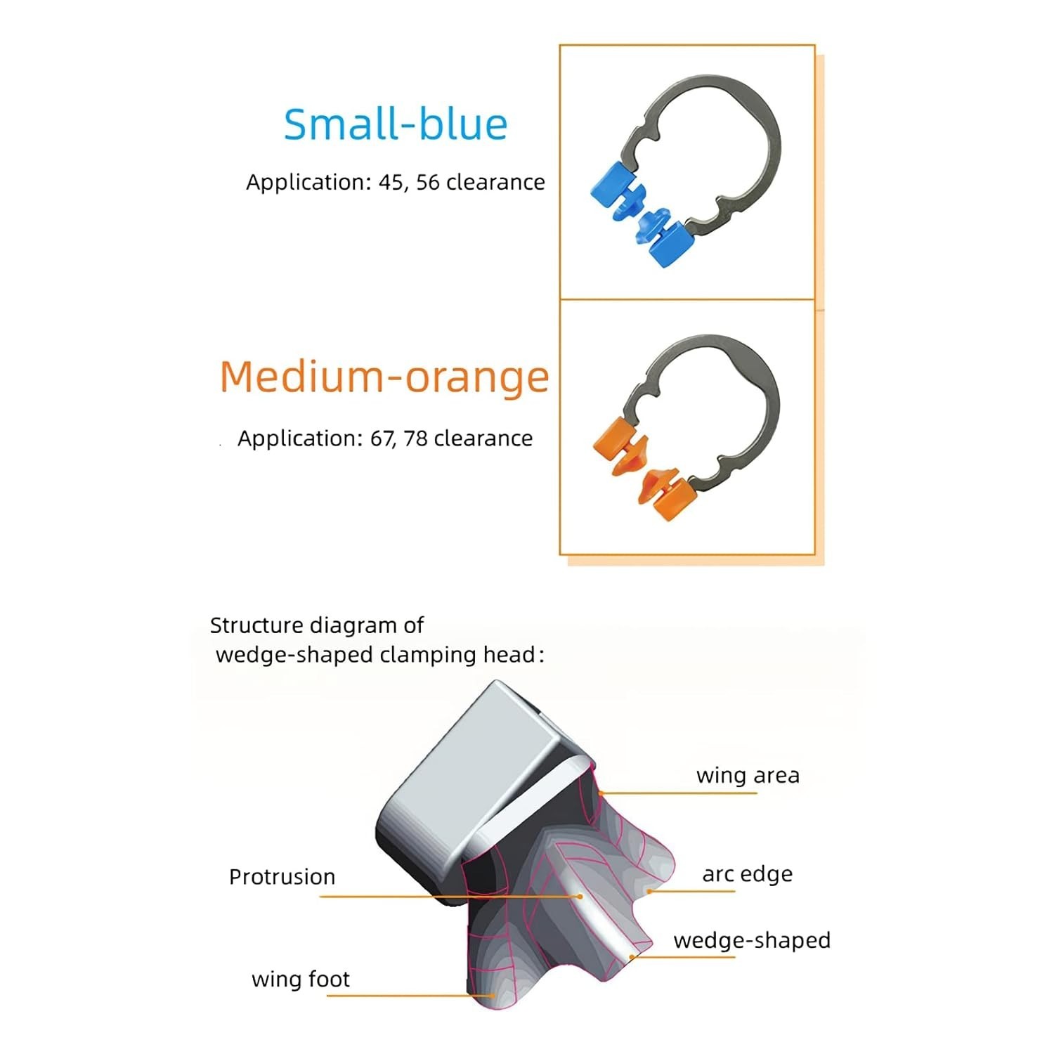 Dental Matrix Bands Clamp Ring Adaptive/Diamond Wedges Pliers Fit Palodent V3