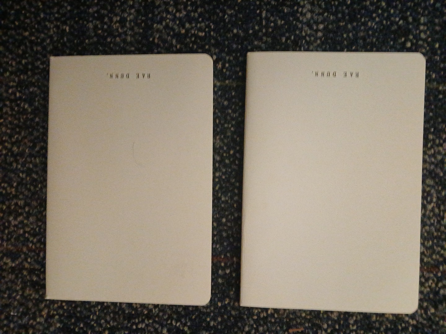 Rae Dunn~ 2 Notebooks THOUGHTS LISTS 80 Pages Each~New Lot
